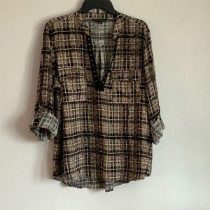 Printed Lace front Popover